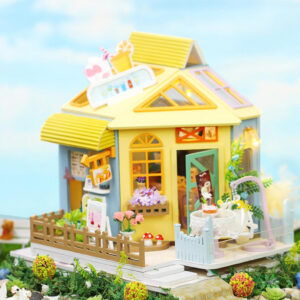 Casa en miniatura 1/24 rompecabezas 3D Lemon Dreamlike Tea Shop - CuteBee