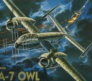 Maqueta He219A-7 Owl Wings Series 1/72 - Dragon