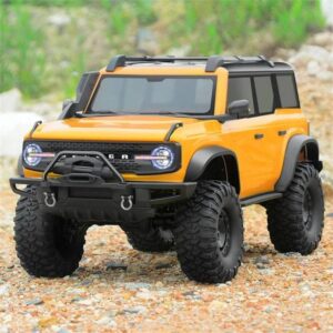 Bronco Wilderness 1/10 Amarillo con cabestrante 2 velocidades y luz - HB
