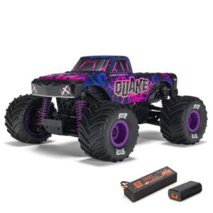 QUAKE GROM 1/16 4X4 RTR Monster Truck (Bat. Carg.) Purpura - Arrma