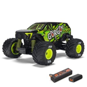 GORGON GROM 4X4 RTR Brushed Monster Truck 1/16 (Bat./ Carg.) Yellow - Arrma