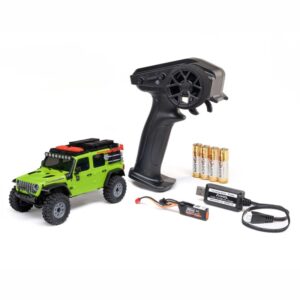 Jeep Wrangler JLU SCX30 4X4 RTR Brushed Rock Crawler 1/30 (Bat/Carg.) Green - Axial