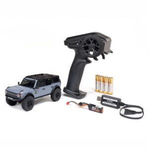 Ford Bronco SCX30 4X4 RTR Brushed Rock Crawler 1/30 (Bat/Carg.) Gray - Axial