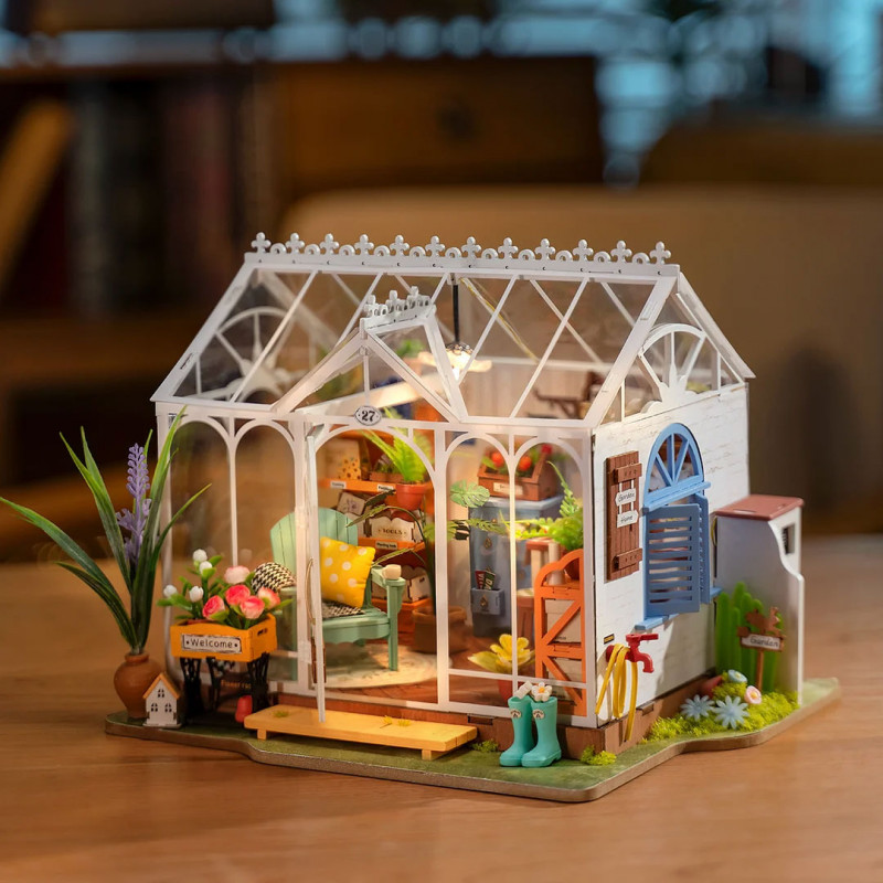 Casa en miniatura - Rompecabezas 3D Jardín de ensueño - Robotime - Imagen 4