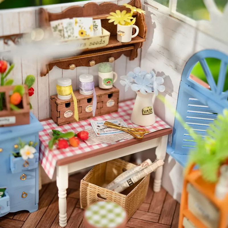 Casa en miniatura - Rompecabezas 3D Jardín de ensueño - Robotime - Imagen 5