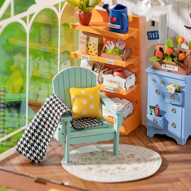 Casa en miniatura - Rompecabezas 3D Jardín de ensueño - Robotime - Imagen 7