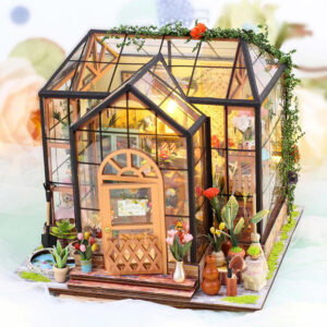 Casa en miniatura - Rompecabezas 3D La casa verde de Jenny 1/24 - CuteBee