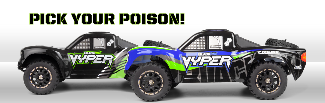 Vyper SC 1/16 4WD brushed Green - Blackzon - Imagen 4