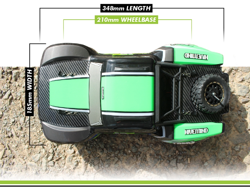 Vyper SC 1/16 4WD brushed Green - Blackzon - Imagen 7