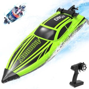 Lancha RC Arrobolt SR40 Brushless 50 km/h RTR. Verde - Volantex